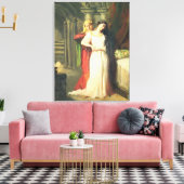 Desdemona Retiting to her Bed, 1849 Canvas Afdruk (Insitu (Woonkamer))