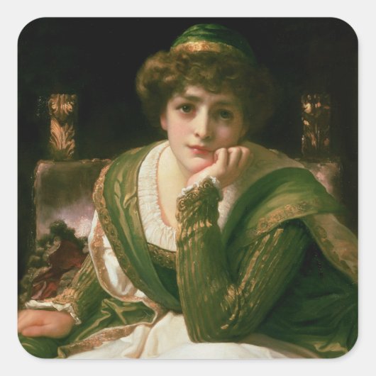 Desdemona Vierkante Sticker (Voorkant)