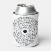 Desejos de Natal - Amor Fé Esperança Blikjeskoeler (Blikje Voorkant)