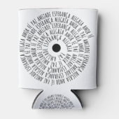 Desejos de Natal - Amor Fé Esperança Blikjeskoeler (Voorkant)