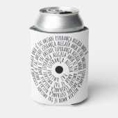 Desejos de Natal - Amor Fé Esperança Blikjeskoeler (Blikje Achterkant)