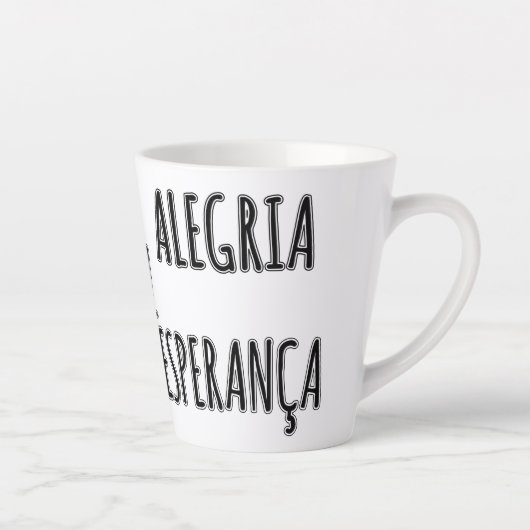 Desejos de Natal - Amor Fé Esperança Latte Mok (Rechts)