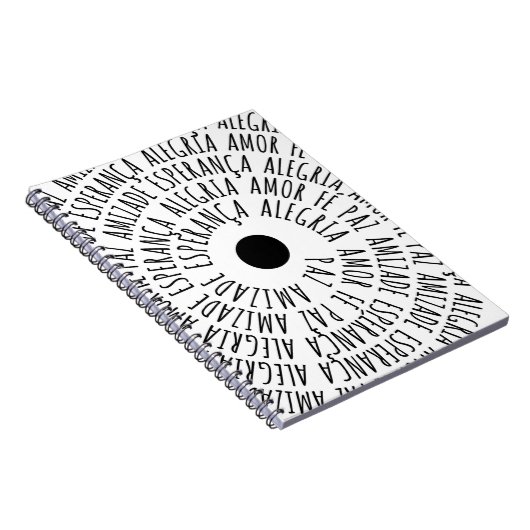 Desejos de Natal - Amor Fé Esperança Notitieboek (Rechterzijde)