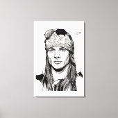 Desenho do Axl Rose Canvas Afdruk (Voorkant)