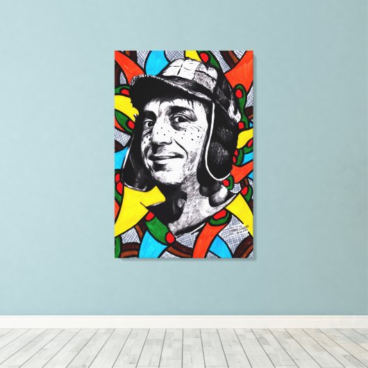 Desenho do Chaves Canvas Afdruk (Insitu (Houten vloer))