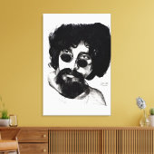 Desenho do Raul Seixas Canvas Afdruk (Insitu (Woonkamer))