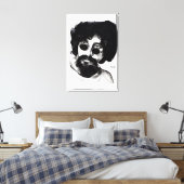 Desenho do Raul Seixas Canvas Afdruk (Insitu (Slaapkamer))