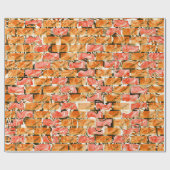 Desenho no estilo tijolos com tom de brilho cadeaupapier (Vlak)