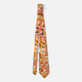 Desenho no estilo tijolos com tom de brilho stropdas (Achterkant)