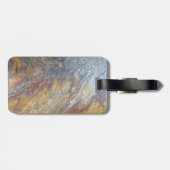 Desert Acrylic Pour Inspired Bagagelabel (Achterkant horizontaal)