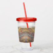 Desert Acrylic Pour Tumbler Acryl Drinkbeker (Links)