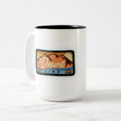 Desert Aire Patch-Mok Tweekleurige Koffiemok (Voorkant links)