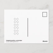 Desert Amsterdam Briefkaart (Achterkant)