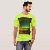 Desert Art Printed T-Shirt – De essentie van de na (Voorkant volledig)