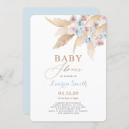 Desert Baby shower Boy Invitation Kaart