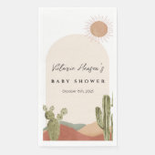 Desert Baby Shower Servet (Voorkant)