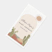 Desert Baby Shower Servet (Hoek)