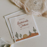 Desert Bachelorette Party Cocktail servetten<br><div class="desc">Dit is een woestijn vrijgezelle servet sjabloon met zuidwestelementen en een rodeo-thema lettercombinatie. ALLE lettertypen en kleuren zijn bewerkbaar // Voor overeenkomende items, bezoek dan het "BETTY" collectie in de Sincerely By Nicole Zazzle winkel. * Als u van dit ontwerp houdt maar het niet beschikbaar voor iets ziet u zoekt,...</div>