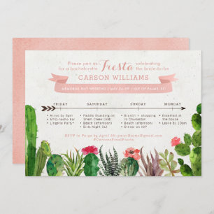Desert Bachelorette Weekend Uitnodiging