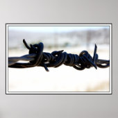 Desert Barbed Wire Poster (Voorkant)