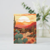Desert Beauty #1 Poster Briefkaart (Staand voorkant)