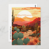 Desert Beauty #1 Poster Briefkaart (Voorkant / Achterkant)