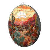 Desert Beauty #1 Poster Dartbord (Voorkant Rechts)
