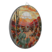 Desert Beauty #1 Poster Dartbord (Voorkant Links)