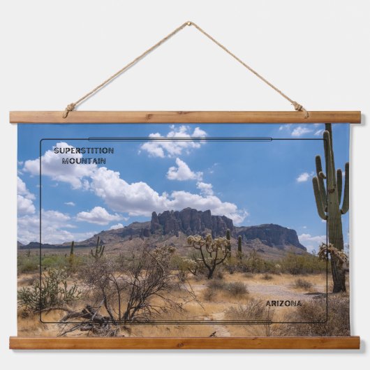 Desert Beauty en bijgeloof Magic Hangend Wandkleed (Voorkant)