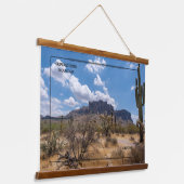 Desert Beauty en bijgeloof Magic Hangend Wandkleed (Gebogen)