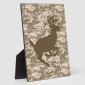 Desert Beige Digital Camouflage Deer Camo Pattern Fotoplaat (Zijkant)