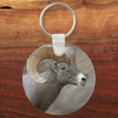Desert Bighorn Ram Sleutelhanger (Voorkant)
