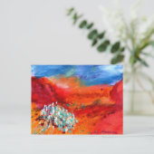 Desert Bloom Briefkaart (Staand voorkant)