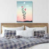 Desert Bloom Canvas Afdruk (Insitu (Slaapkamer))
