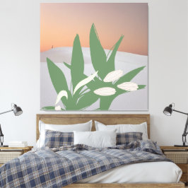 Desert Bloom Canvas Afdruk