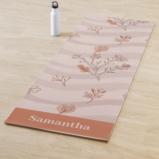 Desert Bloom Dusty Rose Minimalist Yogamat (In situ)
