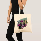 Desert Bloom Paint Splatter Tote Bag (Voorkant (product))