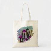 Desert Bloom Paint Splatter Tote Bag (Voorkant)