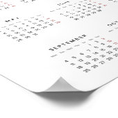 Desert Blooms Digital Art 2023 Agenda-Poster Poster (Hoek)