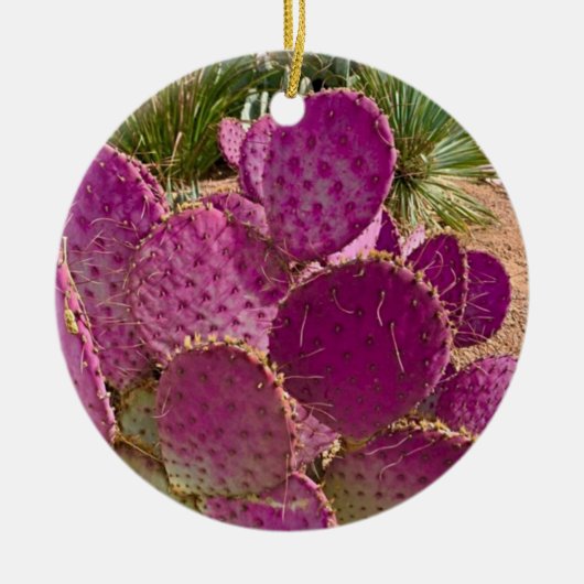 Desert Blooms Keramisch Ornament (Voorkant)