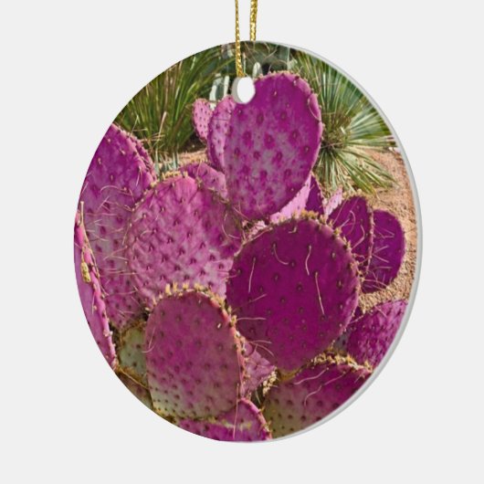 Desert Blooms Keramisch Ornament (Links)