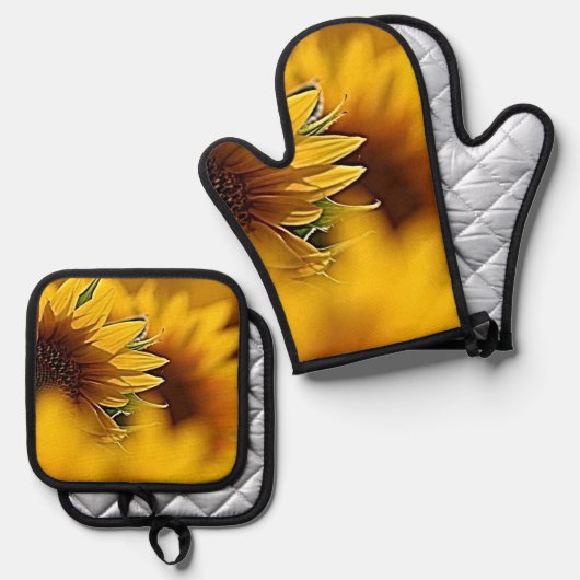 Desert Blooms Ovenwant & Pannenlap Set (Voorkant / Achterkant)