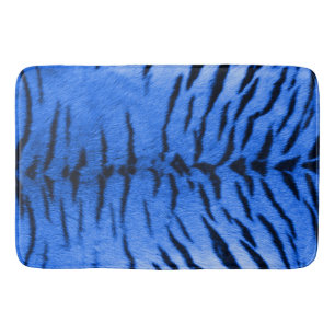 Desert Blue Tiger Skin Print Badmat