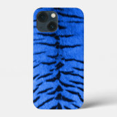 Desert Blue Tiger Skin Print Case-Mate iPhone Case (Achterkant)