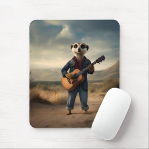 Desert Blues: A Meerkat's Denim Guitar Jam, Muismat