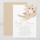 Desert Bohemian Pampas Grass Vrijgezellenfeest Kaart (Voorkant / Achterkant)