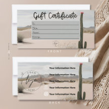 Desert | Boho | esthetisch | Cadeaubon