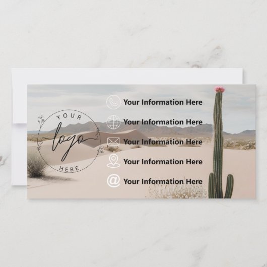 Desert | Boho | esthetisch | Cadeaubon (Achterkant)