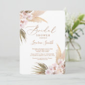 Desert boho vrijgezellenfeest kaart (Staand voorkant)