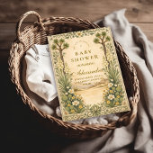 Desert Botanical Baby Shower Kaart